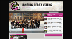 Desktop Screenshot of lansingderbyvixens.com